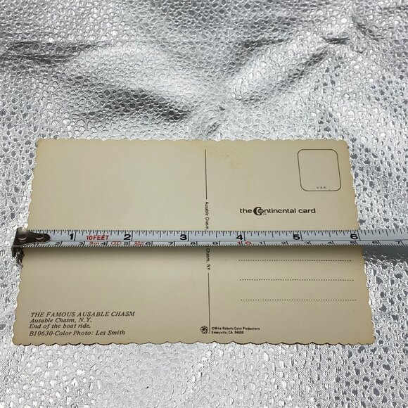 Vintage Ausable Chasm & Rainbow Falls‎ NY End of Boat Ride Set of 2 Oversize 6x4 - Picture 7 of 8